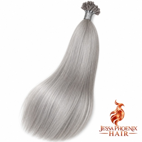 Przedłużania keratynowe Luxe #Light Grey 50szt