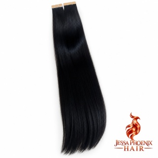Przedłużenia Tape In Luxe 160-180g 60szt Taśm #1 Czerń