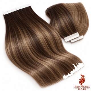Przedłużenia Tape In Classic 100-120g 40szt Taśm Balayage #2 #19 #2