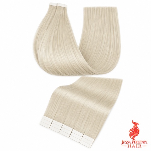 Przedłużenia Tape In Luxe 160-180g 60szt Taśm #60A Blond