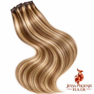 Zestaw Clip-On White Platinum #6 #24 Balayage