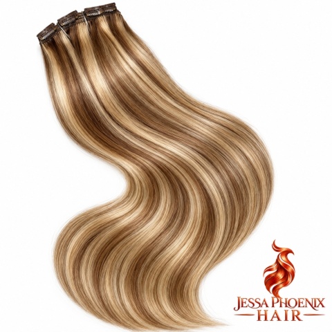 Zestaw Clip-On White Platinum #6 #24 Balayage